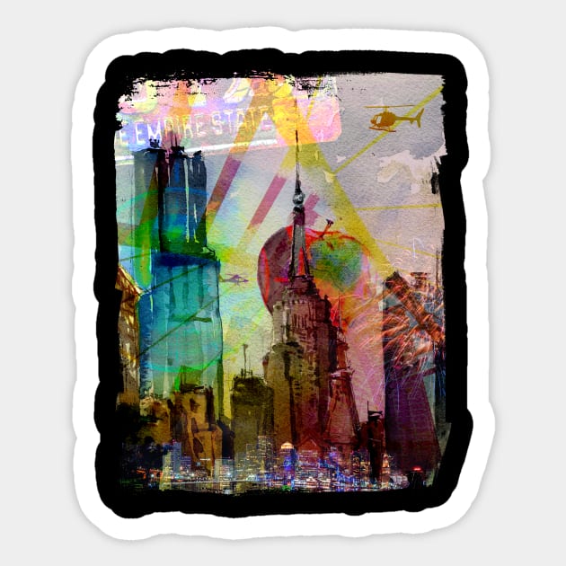 Empire State Sticker by kylewillis